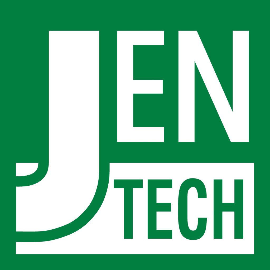 Logo einer Firma mit grüner Schrift auf weißem Hintergrund